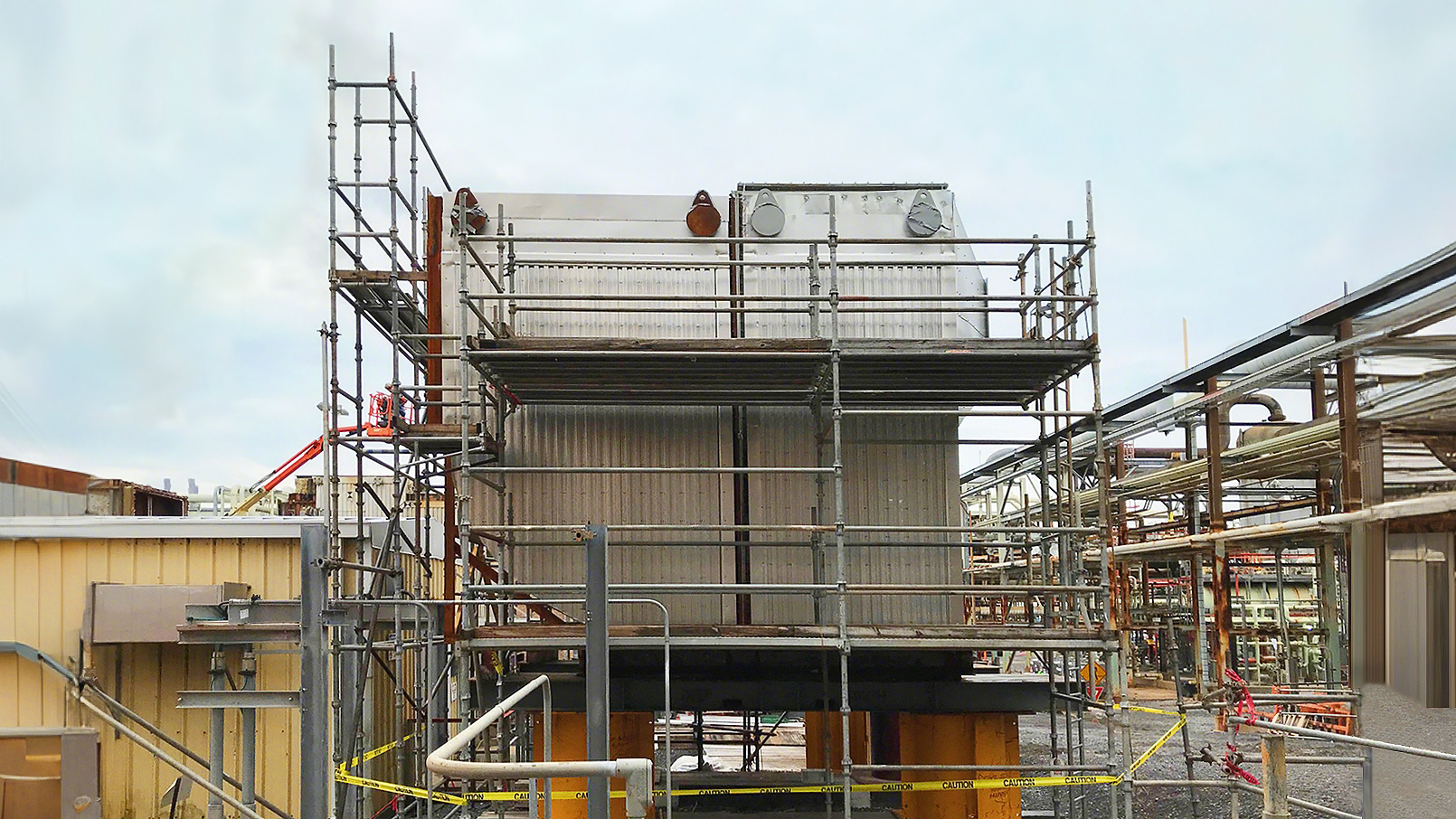 美國?？松?美孚公司巴吞魯日煉鋼油廠組合式空氣預(yù)熱器