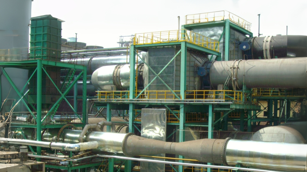 沙鋼5800m³高爐熱風(fēng)爐煤氣空氣雙預(yù)熱器